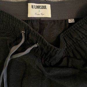 Linksoul Anza Lounge Pants - Men’s Sz L Black Heather